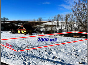 Predaj lukratívneho pozemku 2000m2, Mlynárka 4km od RS - 2