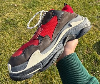 Balenciaga Triple S Red Black - 2