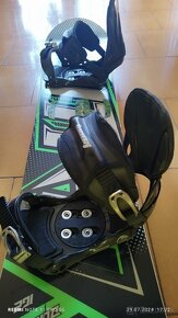 Snowboard doska viazanie boty - 2