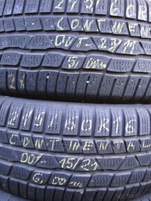 215/60R16-4kusy zimné Continental - 2