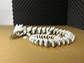 Flexibilný kryštálový drak 3D tlač - 2