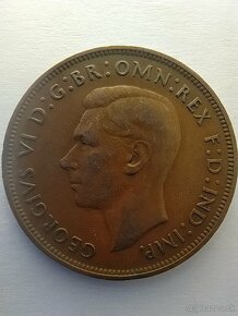 Mince Velká Británie One Penny - 1 Penny 1946 - 2