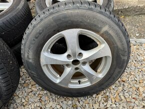 Disky Borbet R16 5x114.3, zimne gumy 215/70 R16 - 2