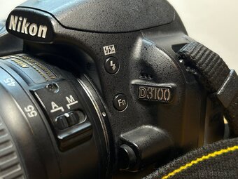 Nikon D3100 + Set objektív + teleobjektív - 2