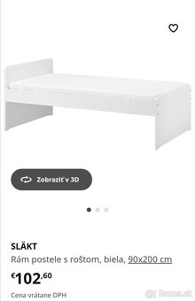 Ikea posteľ Släkta - 2