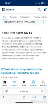 Vysokotlakový čistič Riwall - 2