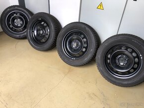 Zimné pneu + plechové disky 5x112 r16 - 2