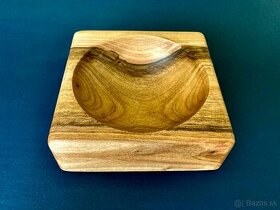 Miska z orechového dreva 13x13cm - 2