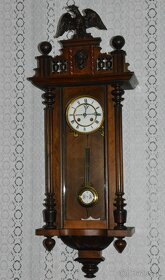 Starožitné řezbované hodiny Deutsches Reich 1880 - 2