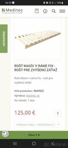 Rošt do postele na zvýšenú zátaž - 2