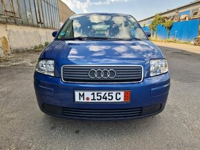 Predám Audi A2 1.4 benzín.Dig.klíma,Park.senzory,8xgumy - 2