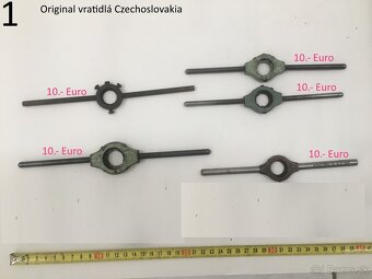 Závitníky a vratidlá NAREX Czechoslovakia - 2