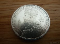 Vzácnejšia strieborná 2 Kronor 1897 Švédsko v krásnom stave - 2