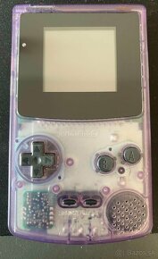 GameBoy Color Clear Purple IPS displej - 2