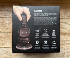 Predám Marshall Major IV Bluetooth Brown - 2