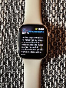 Predám Apple watch series 8 GPS 41 mm Starlight - 2