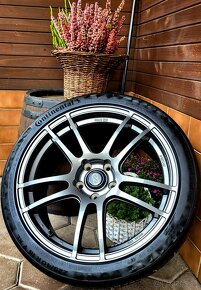 alu R18 5x112, ET45, (pneu Continental 225/40) ako NOVÉ - 2