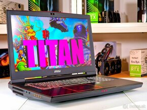 Herný notebook MSI TITAN GT75 | ZÁRUKA | GTX 1070 | 17,3" - 2