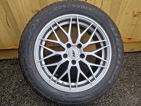 5x112 r17 kolesa disky audi elektrony zimne 225 55 17 alu vw - 2