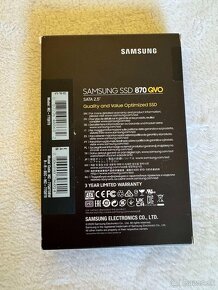 Samsung 870 QVO 8TB, SATA III 2.5 SSD, cisto novy - 2