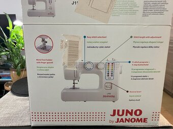 Šijací stroj Janome Juno J50 s extra pätkami - 2