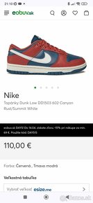 Predám tenisky Nike Dunk Low Canyon Rust - 2