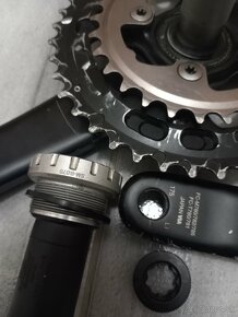 stredove kluky Shimano XT + oska - 2