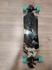 Longboard Street Surfing Freeride 39" Curve The Wolf - 2