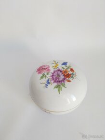 Velká starožitná porcelánová dóza míšeň - Meissen - 2