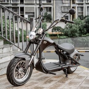 Elektrický moped chopper - 2