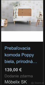 Prebaľovacia komoda - 2