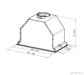 Digestor FABER INCA LUX EG8 X A52, VST. ODSÁVAČ - 2