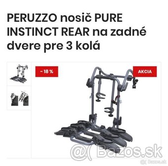 Peruzzo Pure Instinct Rear - nosič bicyklov na zadné dvere - 2