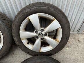 15" Elektrony SKODA 5x100 so zimnymi pneu 185/60 R15 - 2