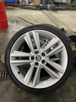 5x100 R17 Fabia Sport Originál Nové Pneu - 2