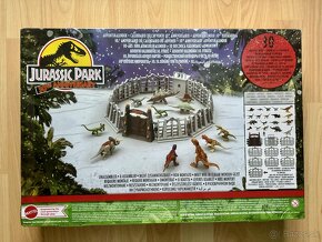 NOVÝ Mattel Jurassic World Adventný kalendár - 19 dinosaurov - 2