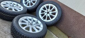 Alu Audi 5x112 a zimné Bridgestone Blizzak 205/55 R16 - 2