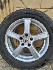 Alu disky Hyundai 5x114,3 7Jx17H2 + zimné pneu 225/60 R17 - 2