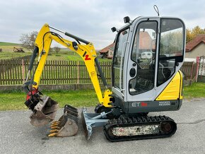 Minibagr Wacker Neuson ET16 hyd.podvozek+svahovka,2500mth - 2