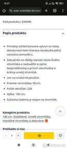 Vianočný stromček borovica 180cm - 2