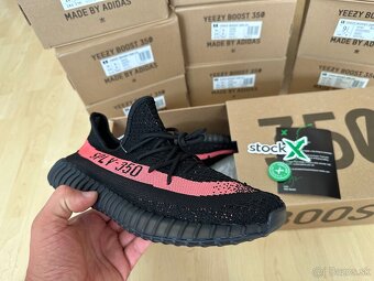 Adidas Yeezy Boost 350 Black / Red - 2