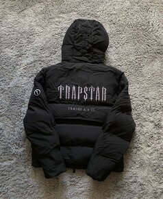 Trapstar Decoded 2.0 Puffer Jacket - Black/White - 2