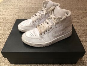 Predám detské Nike AIR JORDAN 1 White - veľkosť 36 - 2