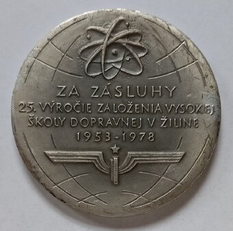 Medaila 1978 Za zásluhy 25. výročie založenia VŠD rezerv. - 2