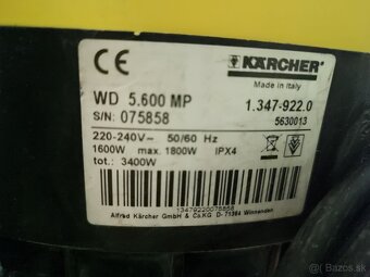 Silny priemyselny vysavac KARCHER - 2