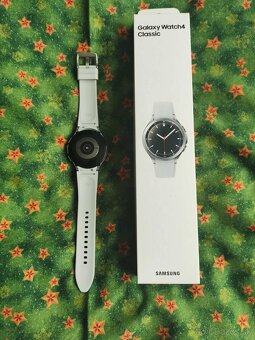 Samsung watch 4 classic 46mm silver v dobrom stave boli použ - 2