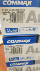 Predám Commax DP 4VHP doplnkový audiotelefón 4kusy - 2