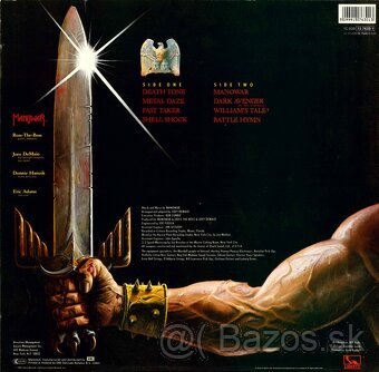 LP Manowar ‎– Battle Hymns - 2