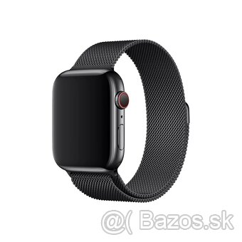 Space Black Milanese Loop remienok 38/40/41mm - 2