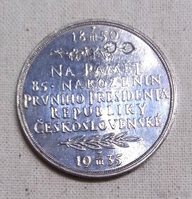 Medaila k narodeninám T.G.Masaryka 1935 - 32mm - 2